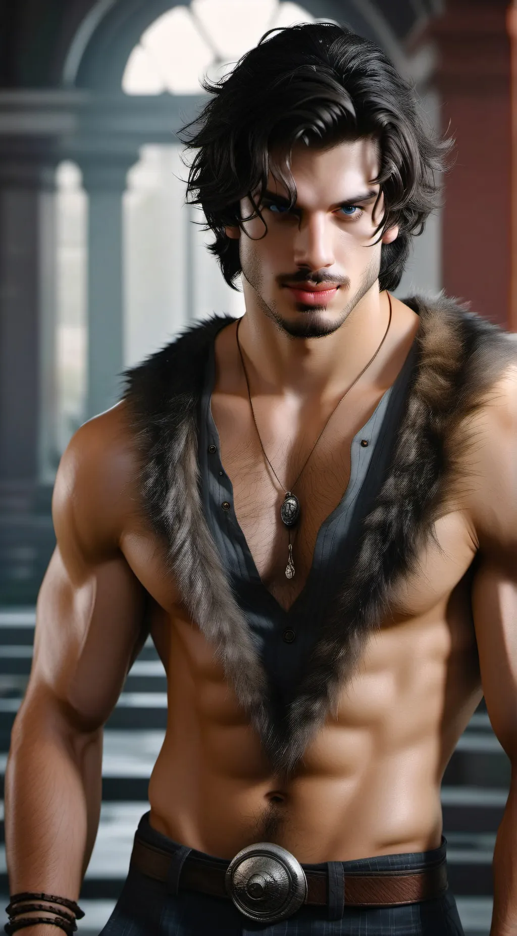 ai character: Titus  background