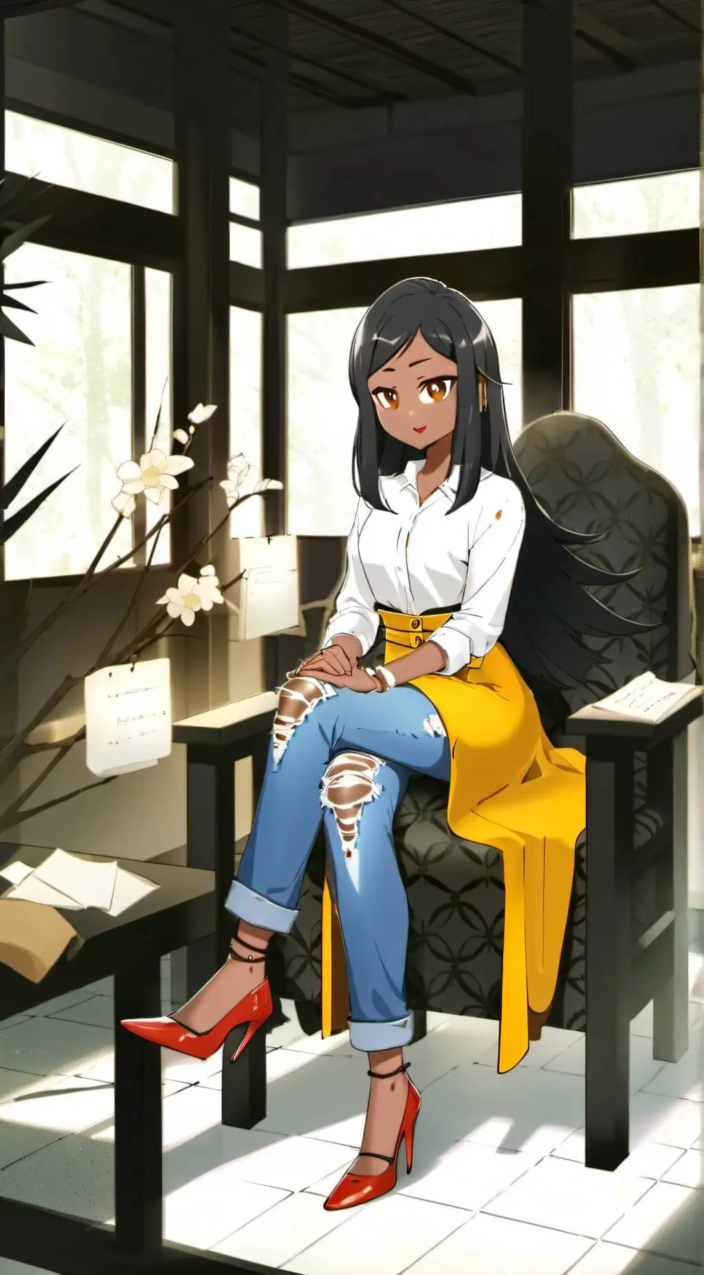 ai character: Victoria  background