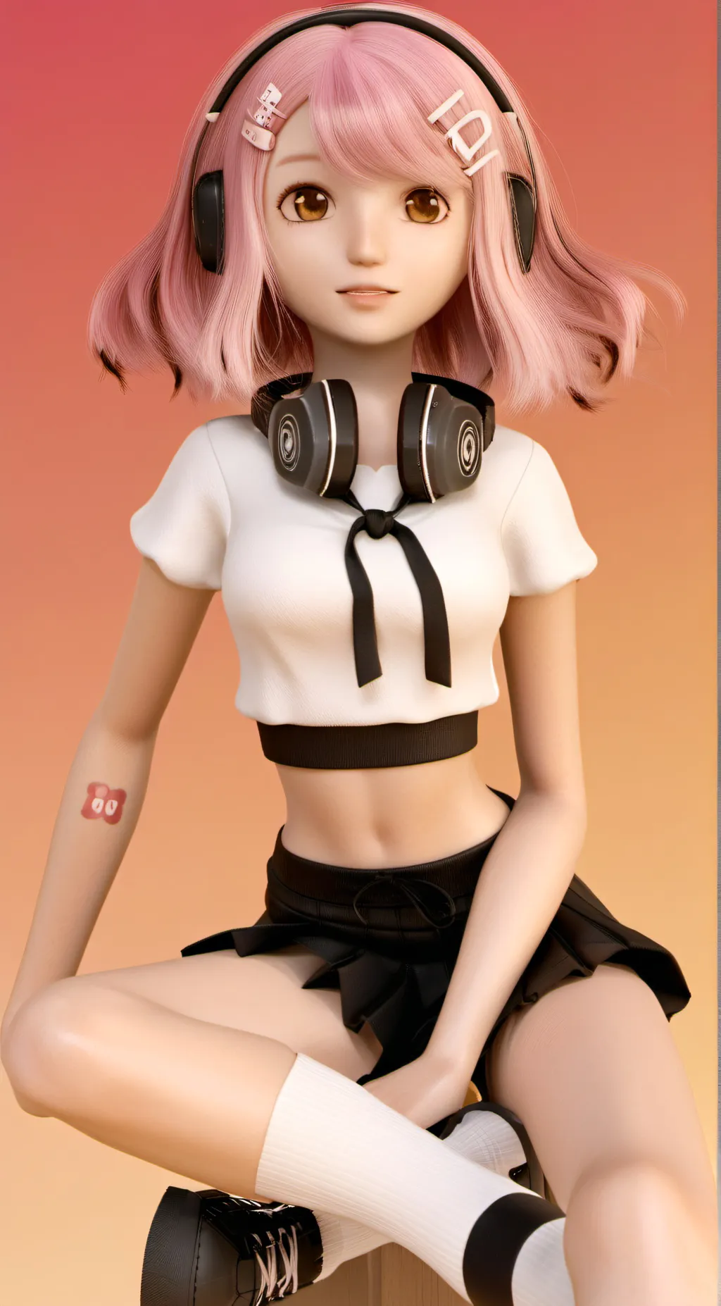 ai character: cutie background