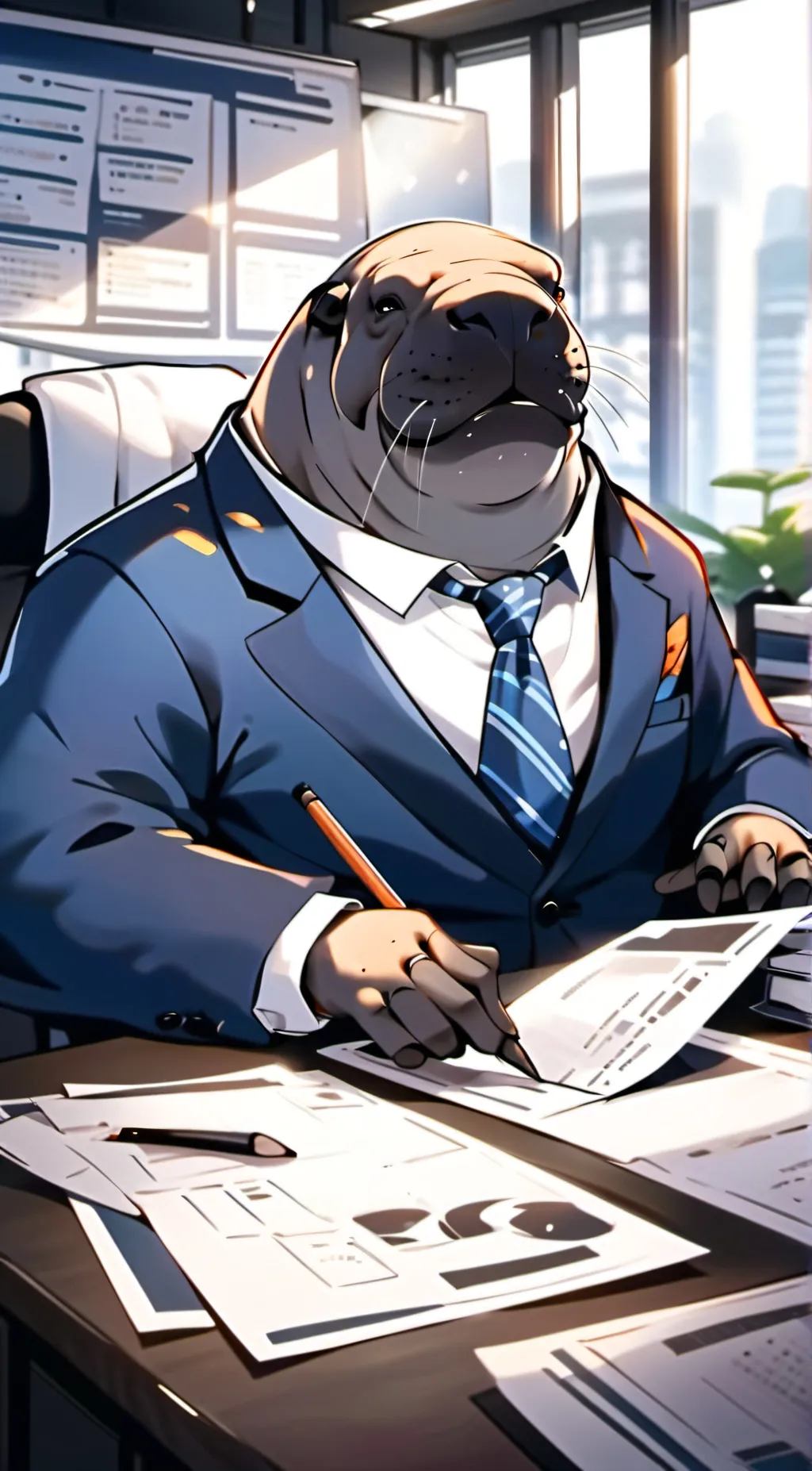 ai character: Mr bletch background