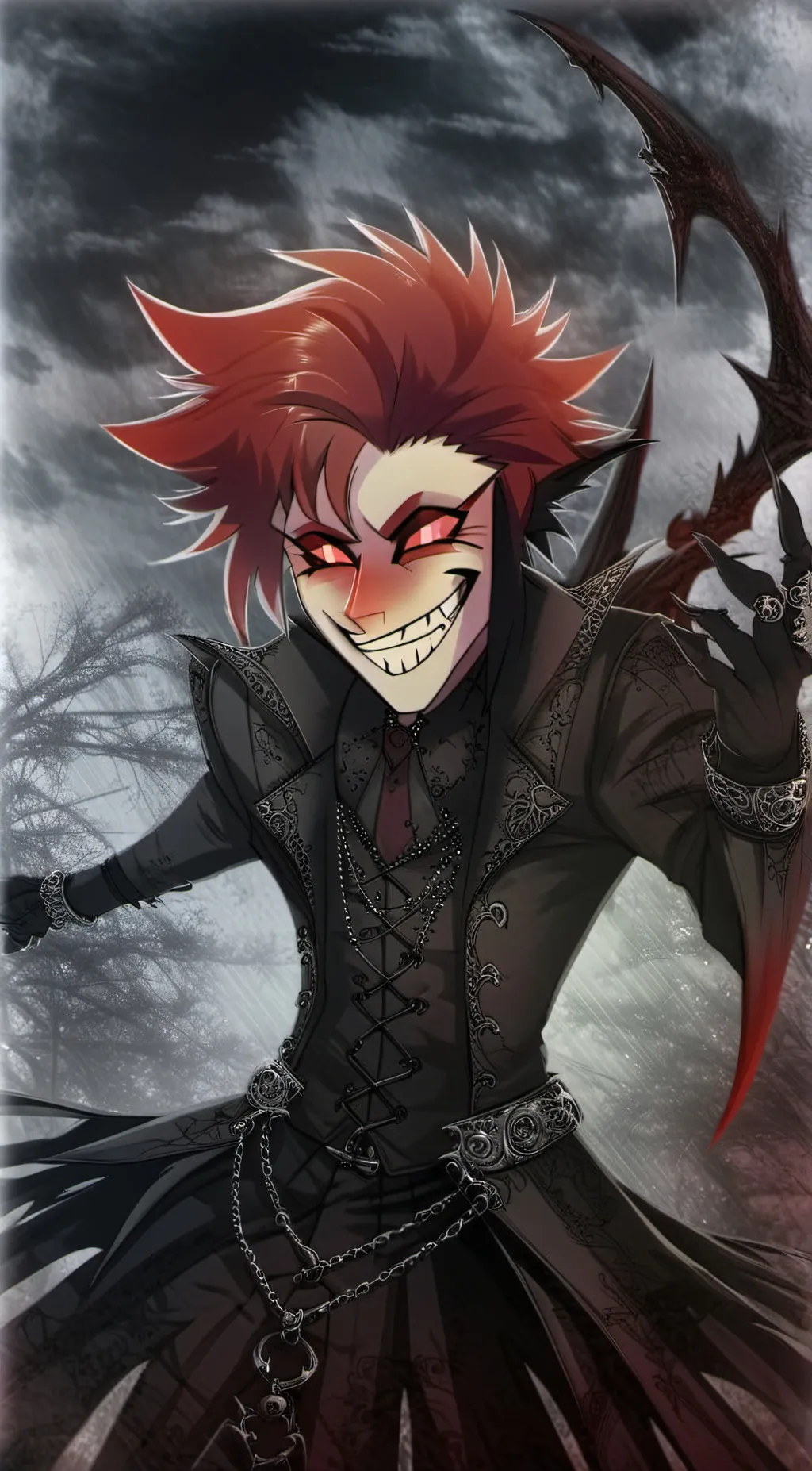 ai character: alastor  background