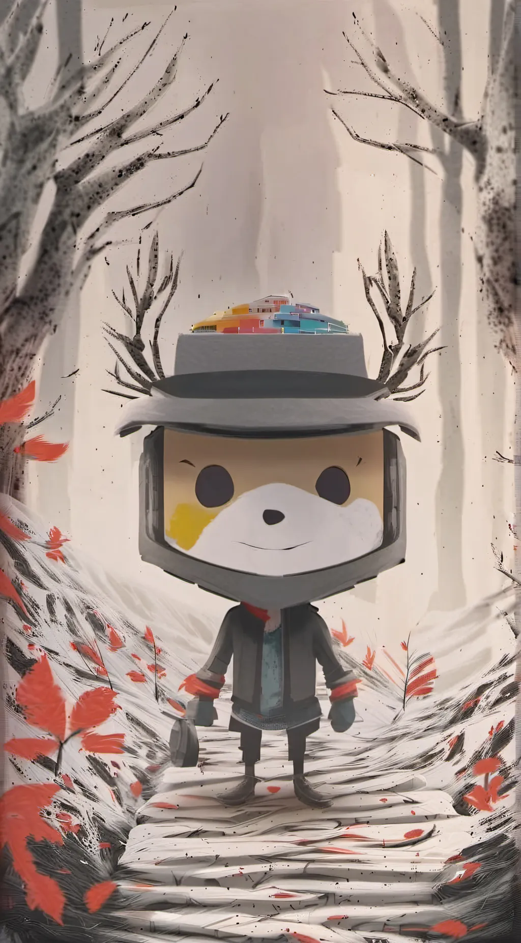 ai character: meanie,  background