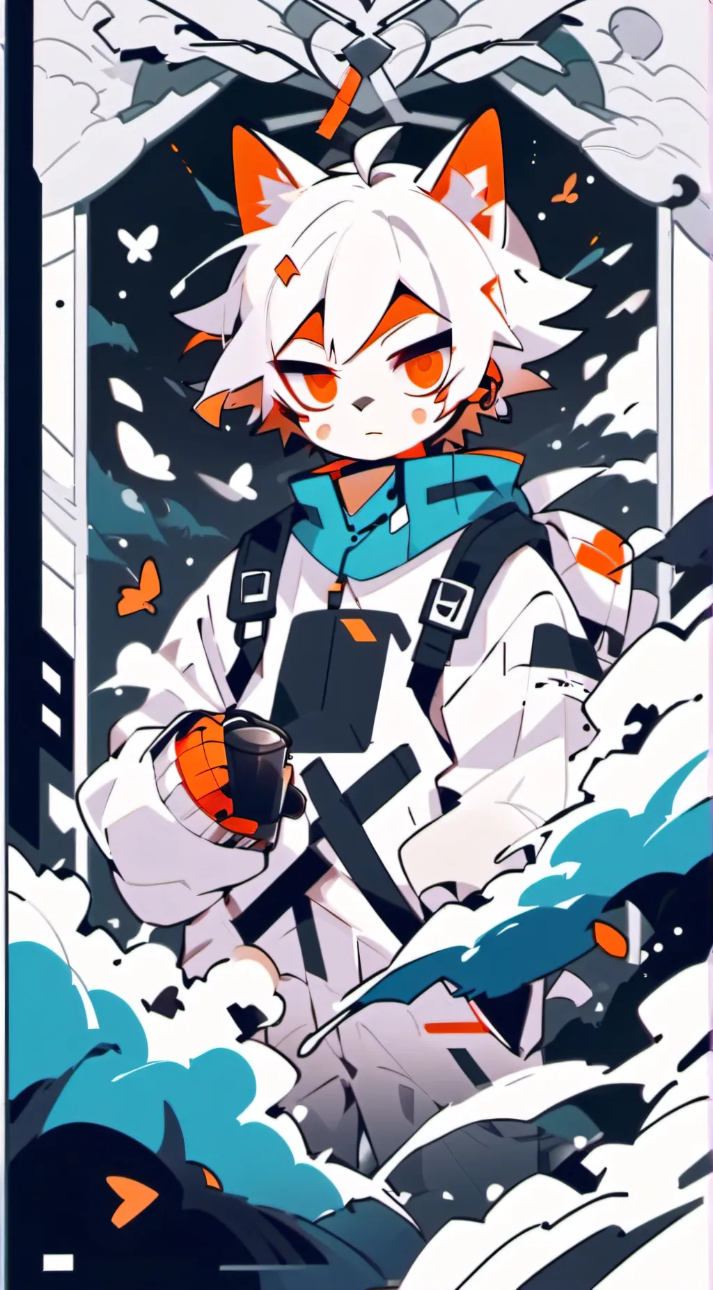 ai character: Ramshackle background