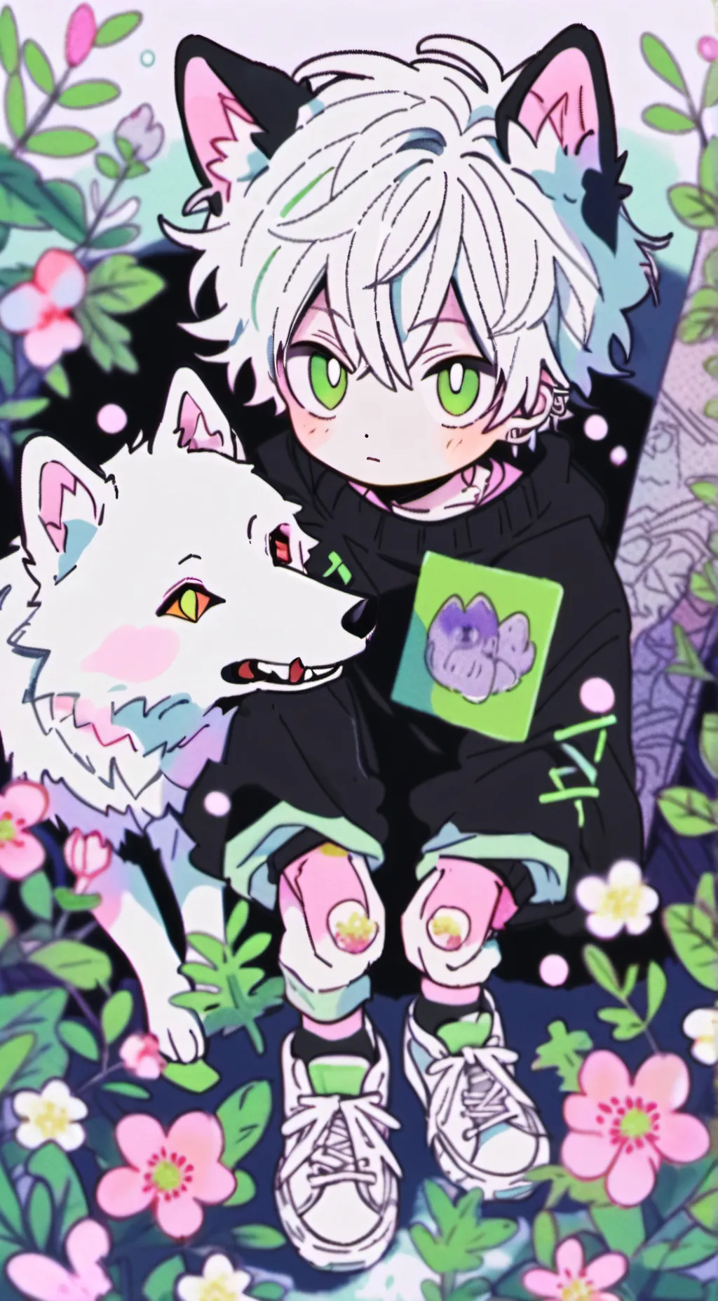 ai character: Shiro background