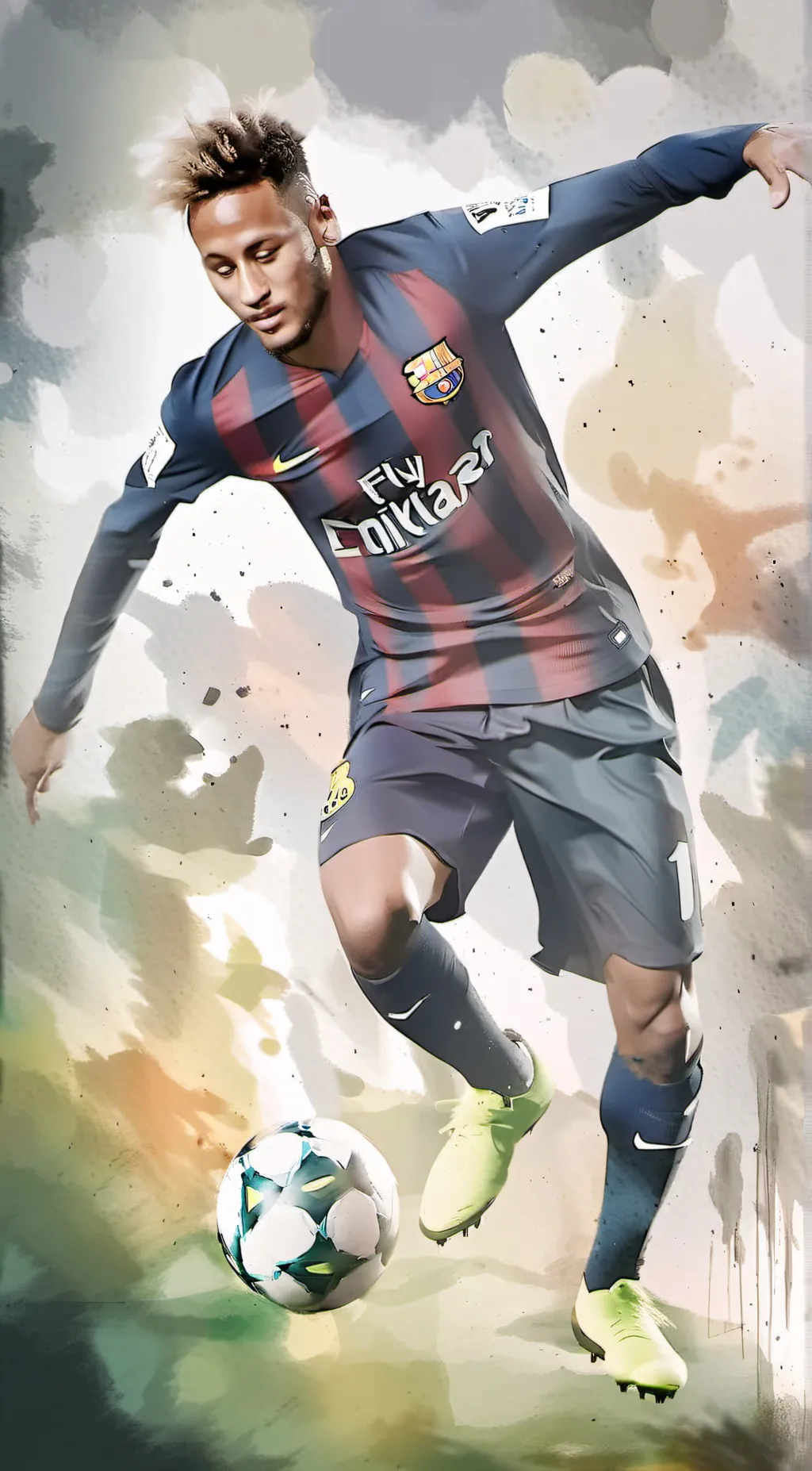 ai character: Neymar Jr background
