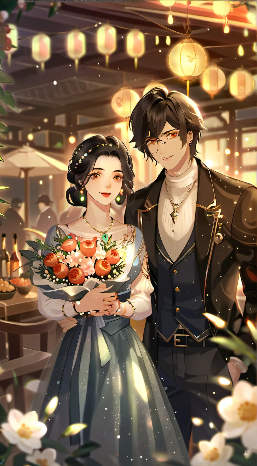 ai character: Alexander and lily background