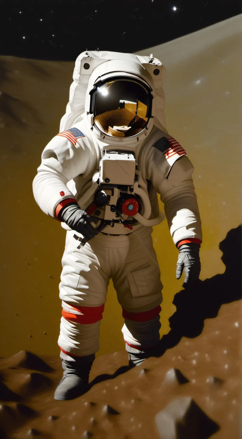 ai character: Neil Armstrong background