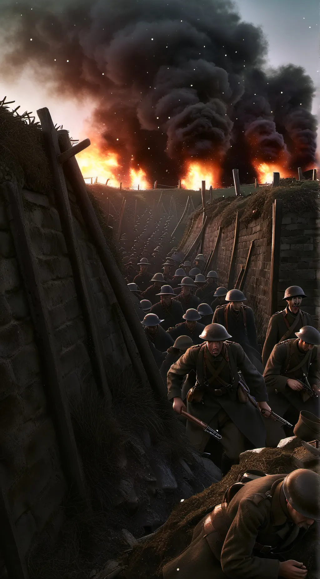 ai character: WW1 1916 background