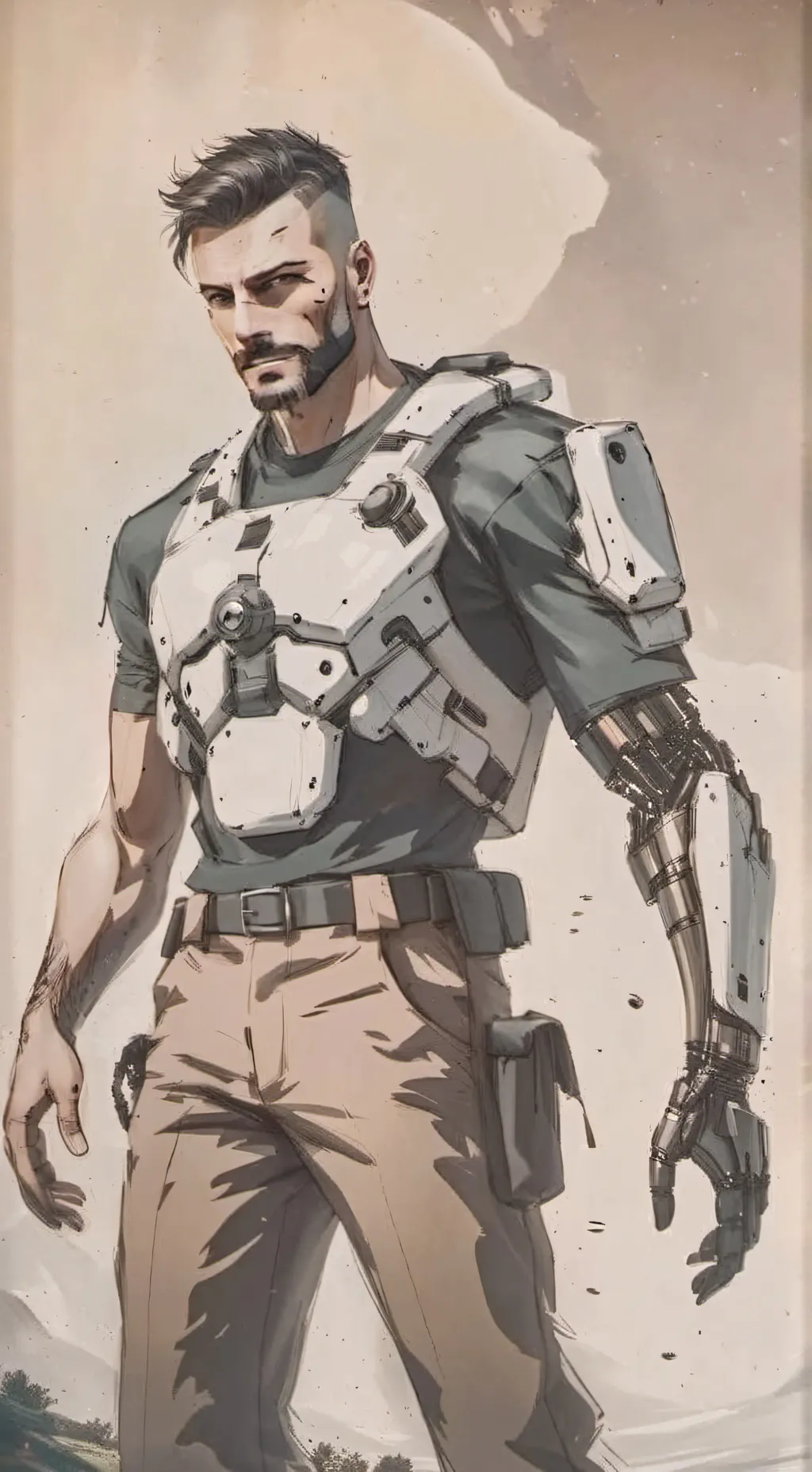 ai character: Xander background