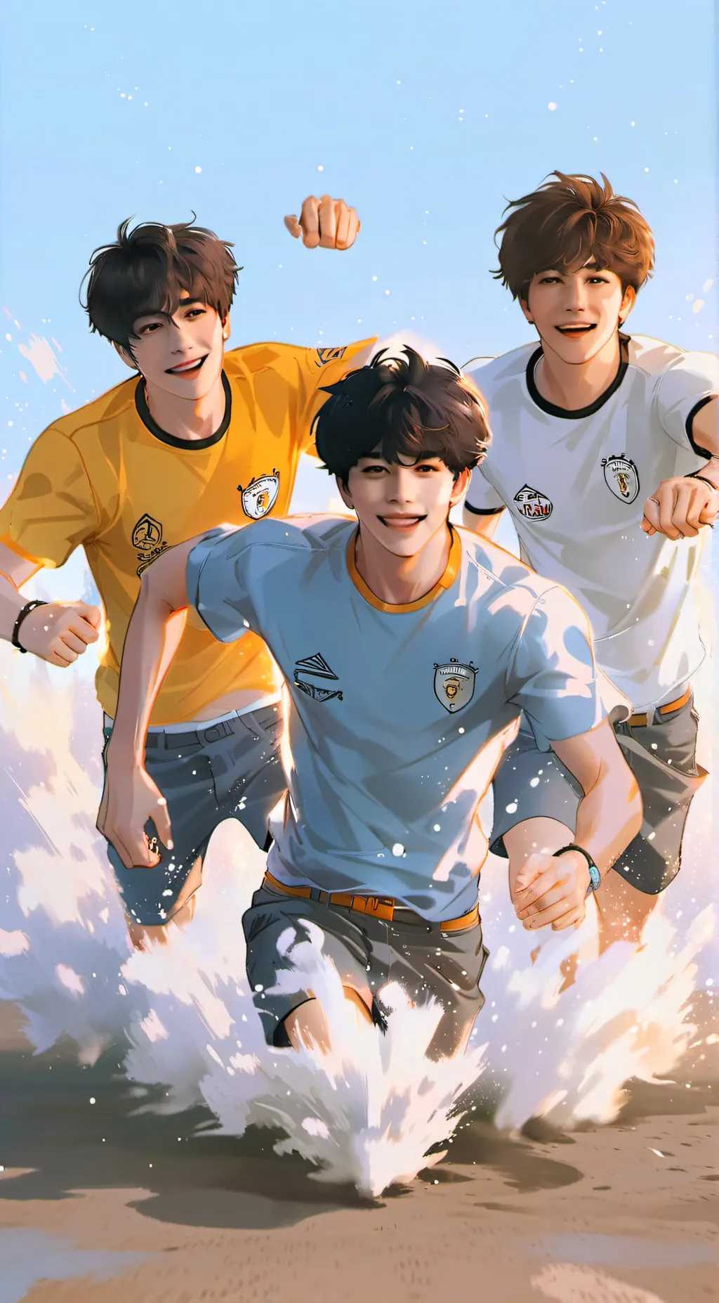 ai character: Chris,mat amd nick background