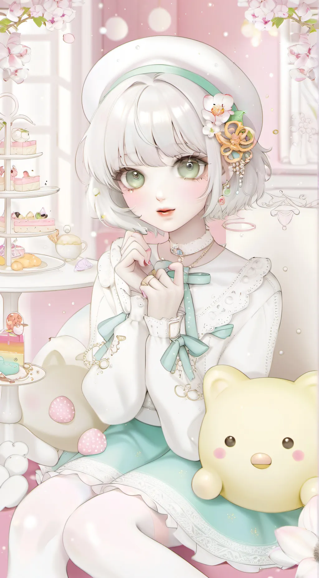 ai character: Lily background