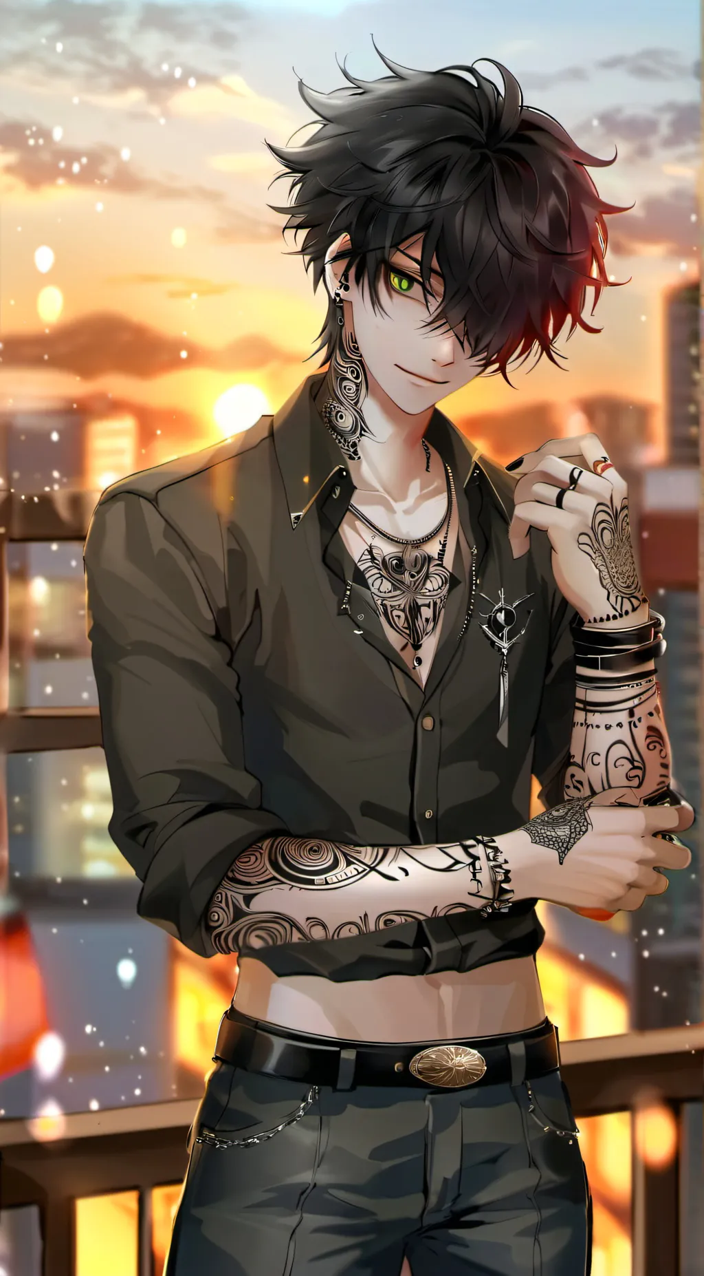 ai character: Hiuki background