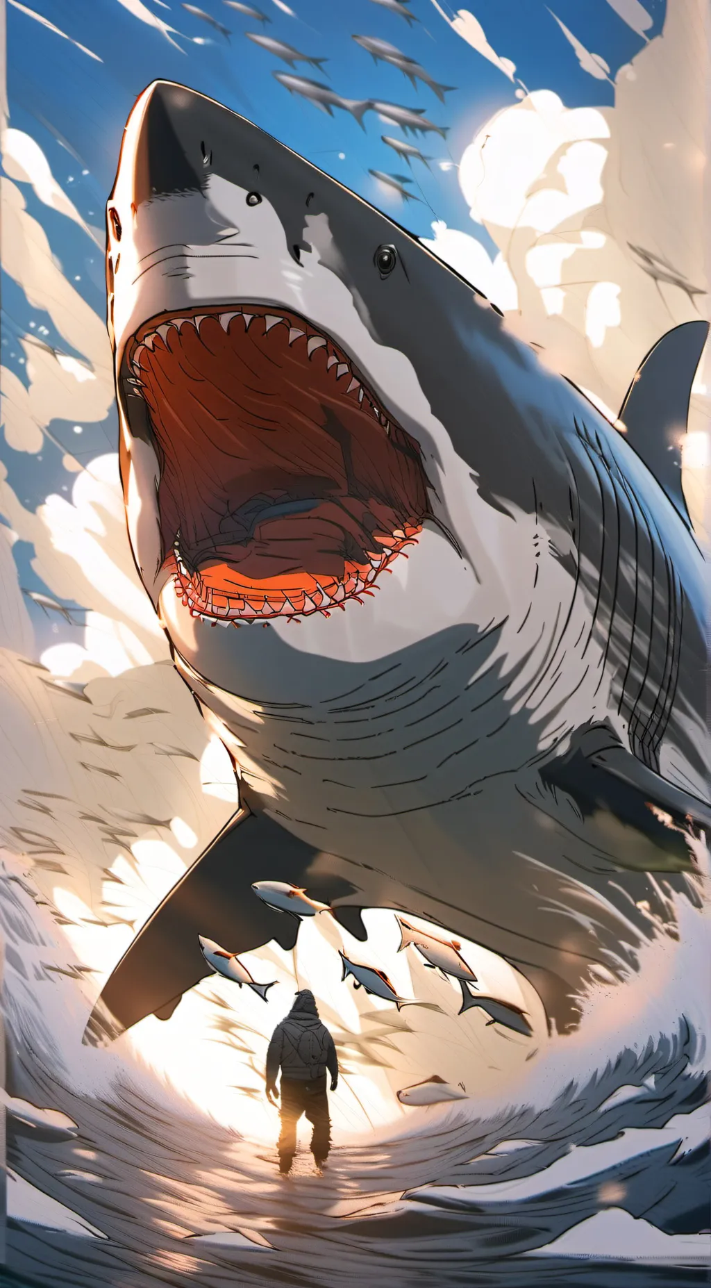 ai character: The Meg background