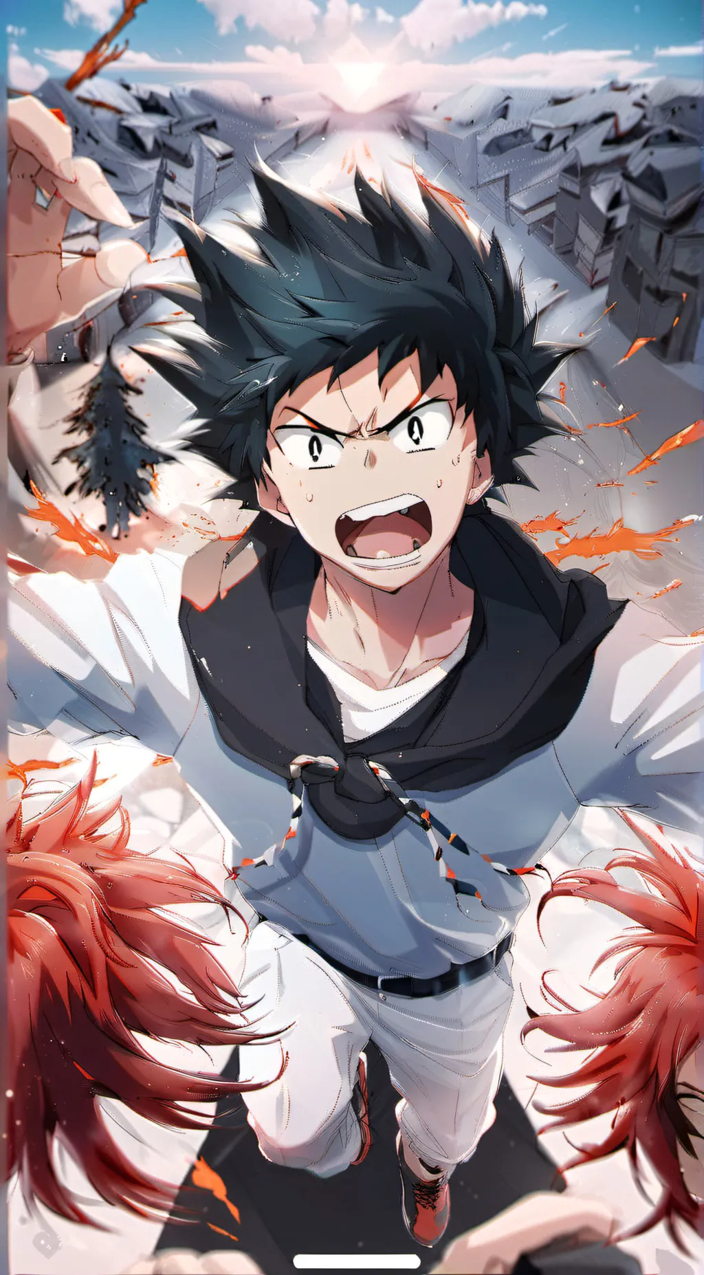 ai character: Mha bar background