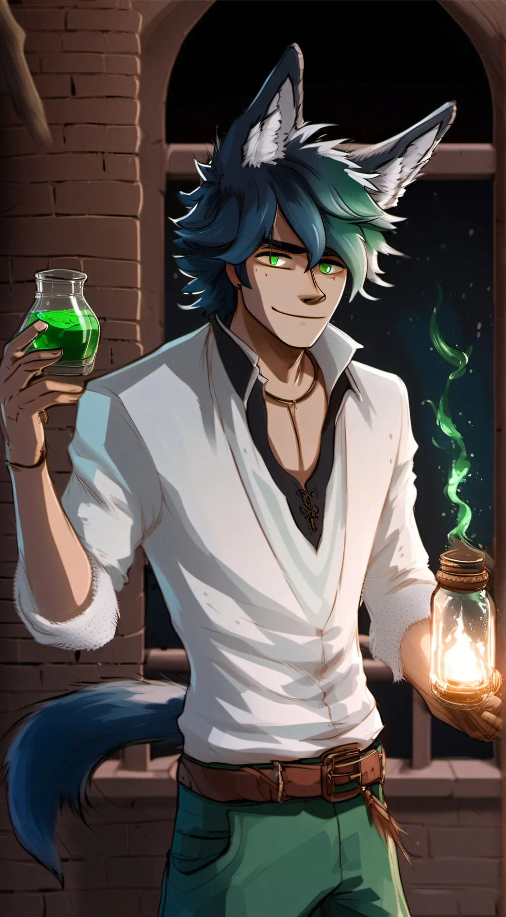 ai character: Ein background