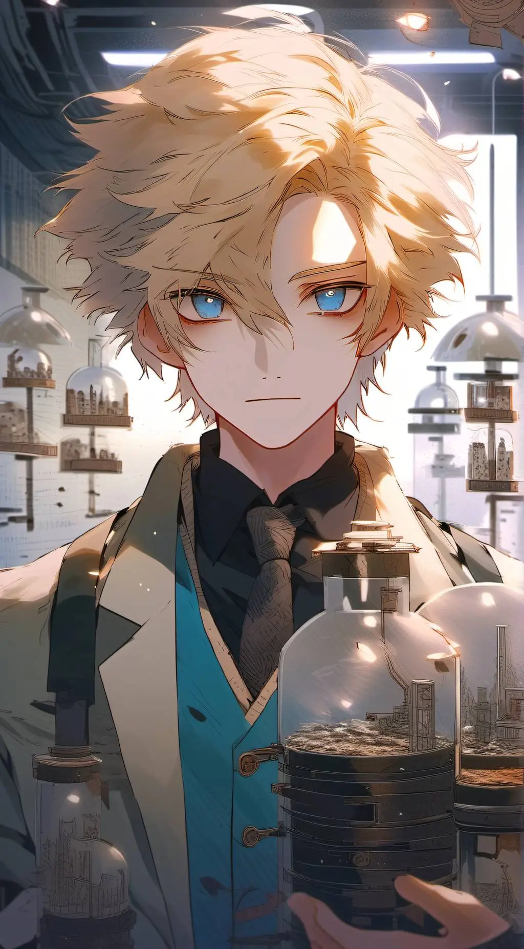 ai character: Humanoid Germany  background