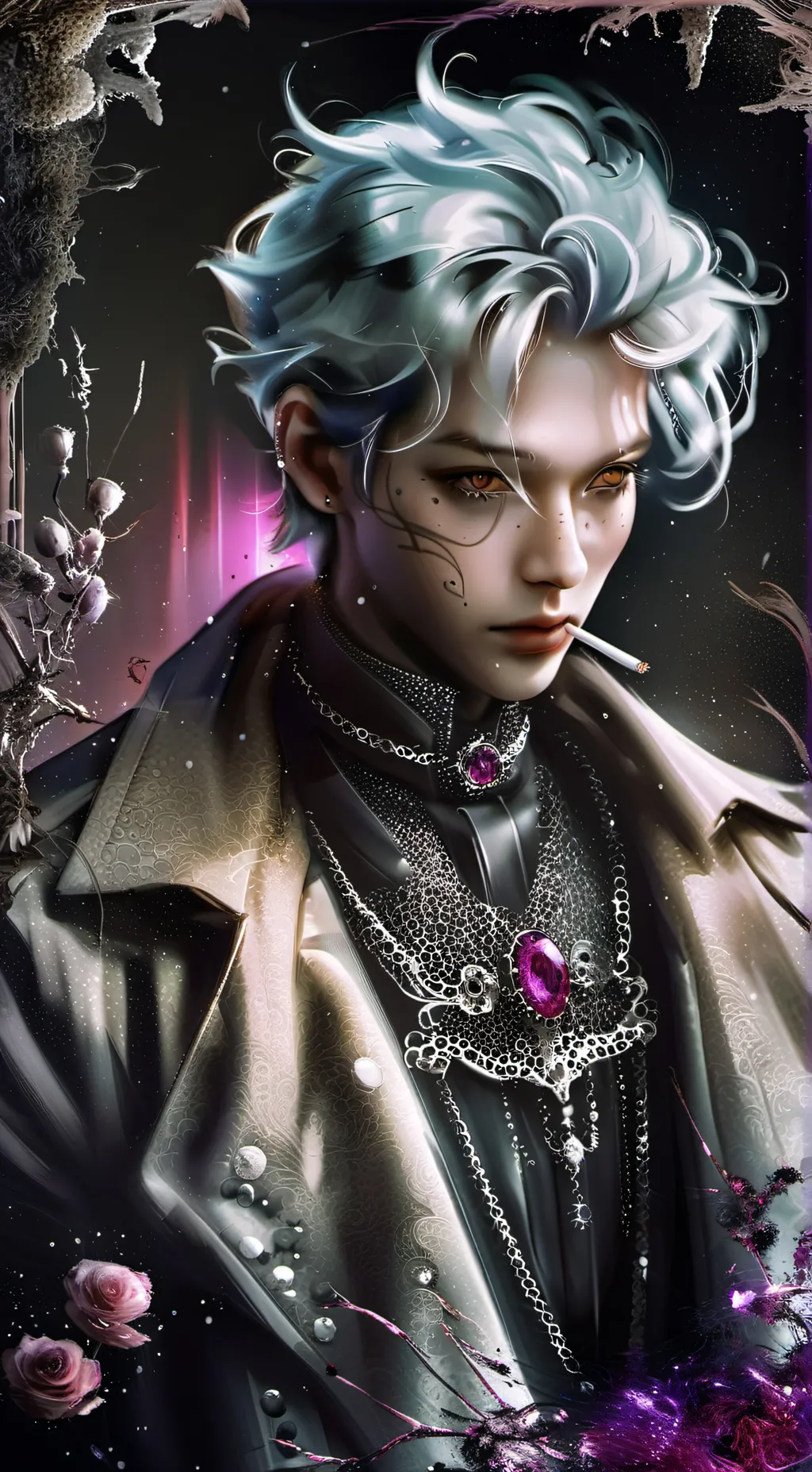 ai character: Nero background