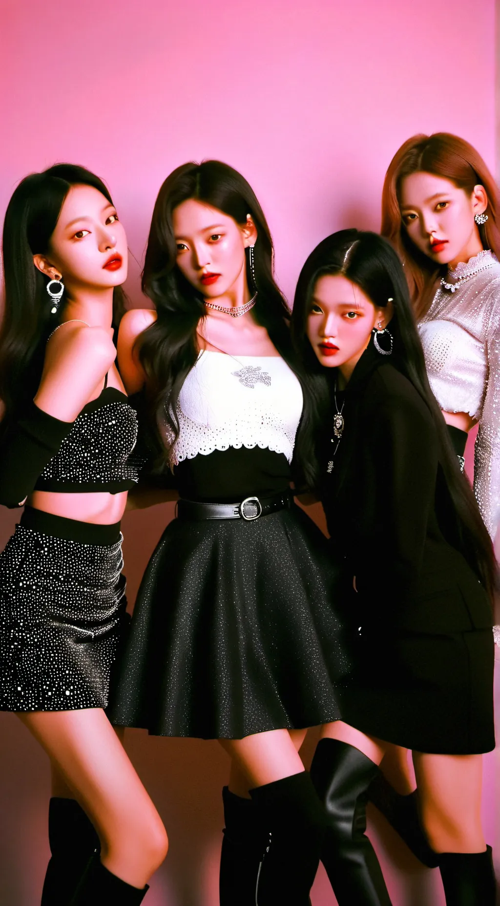 ai character: blackpink background