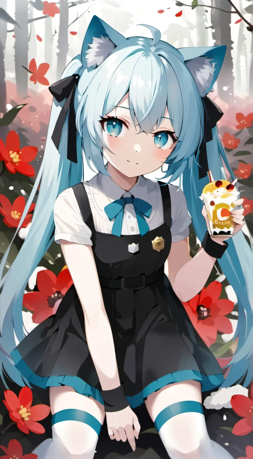 ai character: miku background