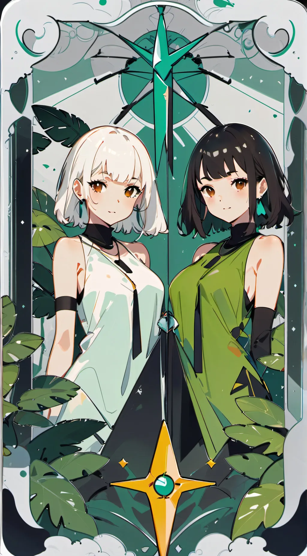 ai character: Aisha&Zurich background