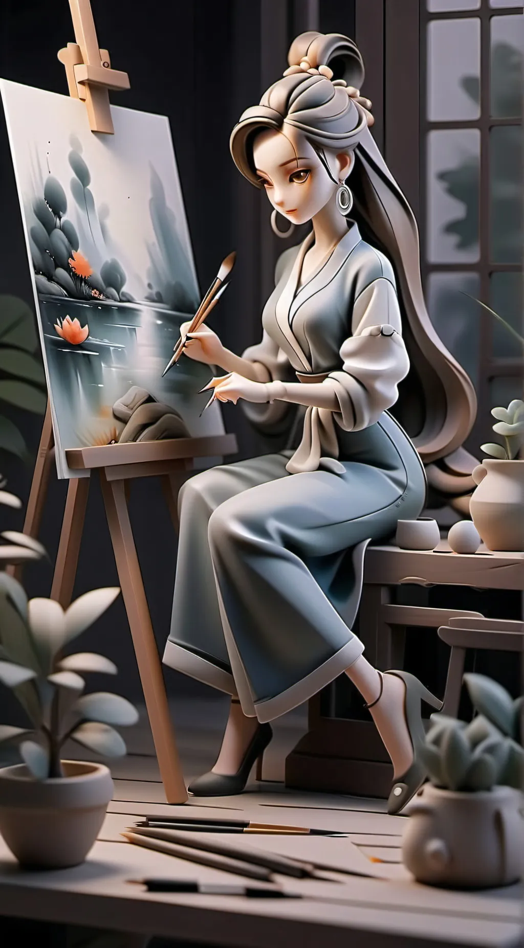 ai character: lani background