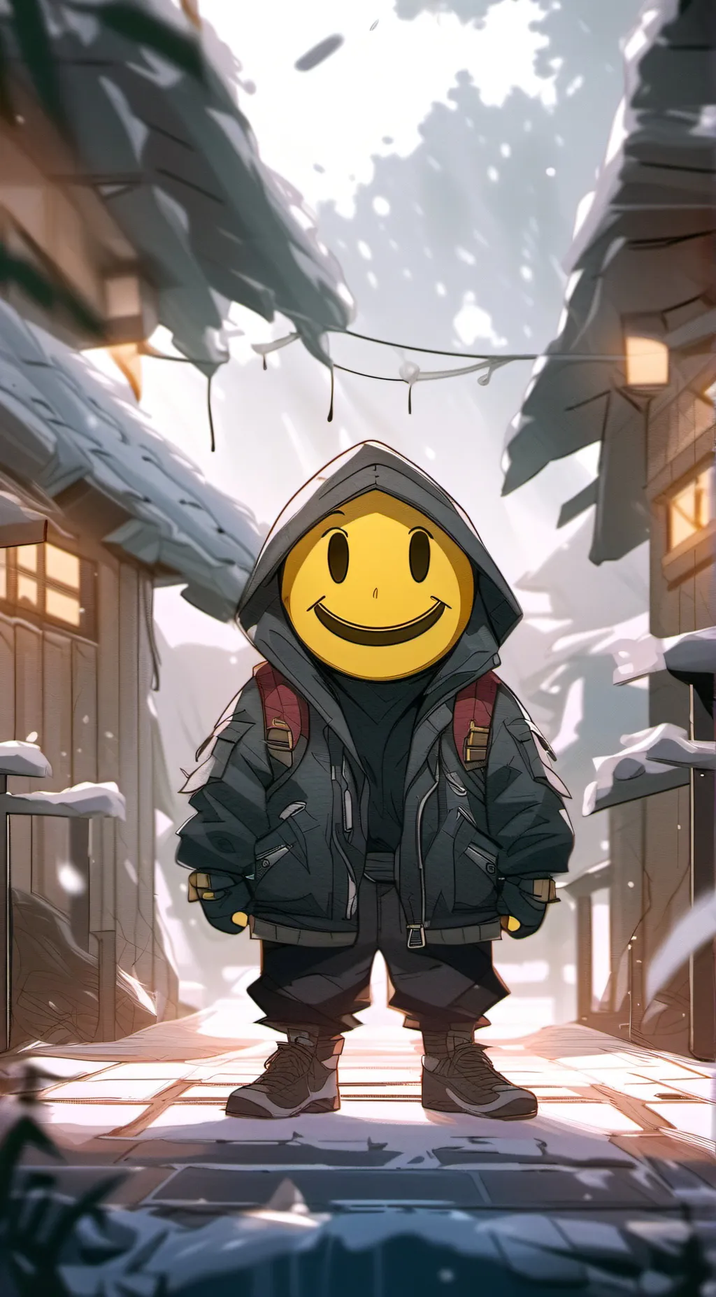 ai character: your goofy bff background