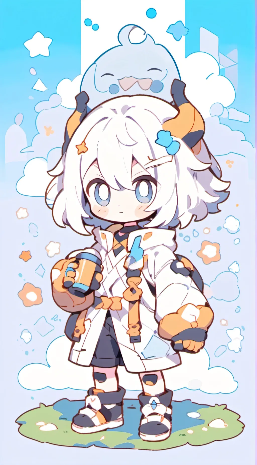 ai character: Akedo background