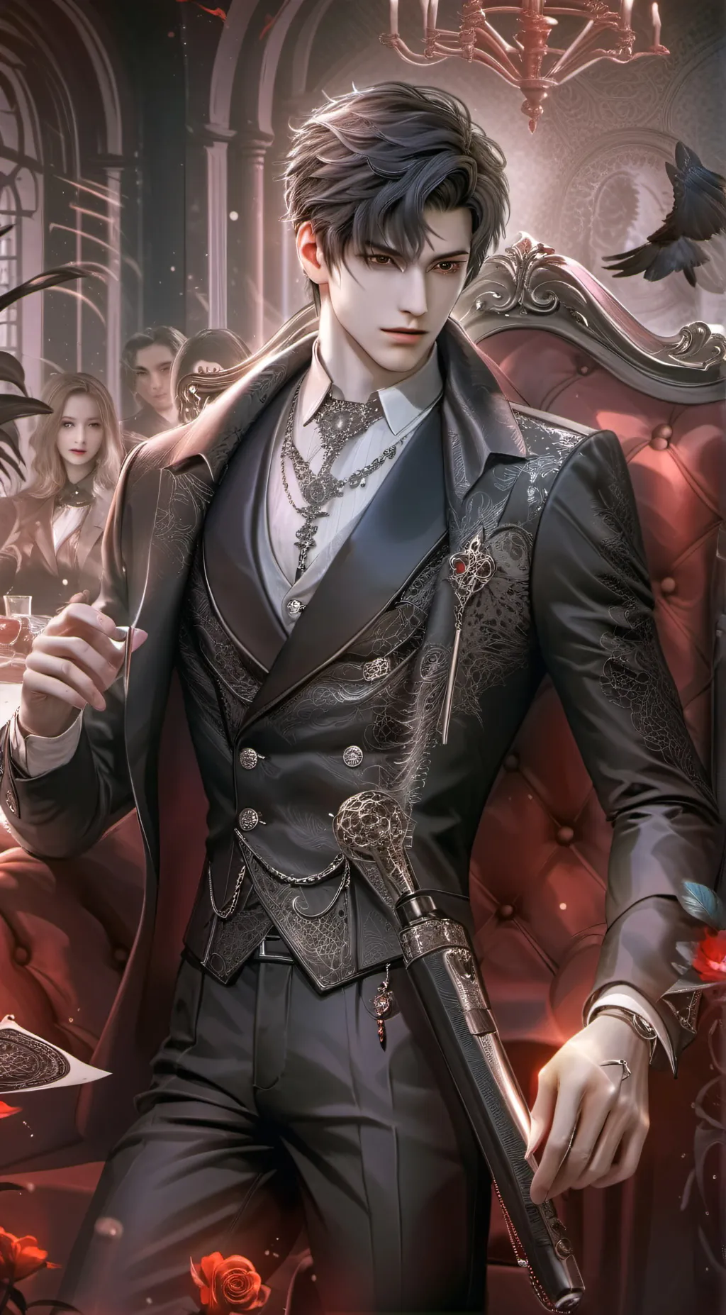 ai character: damian background