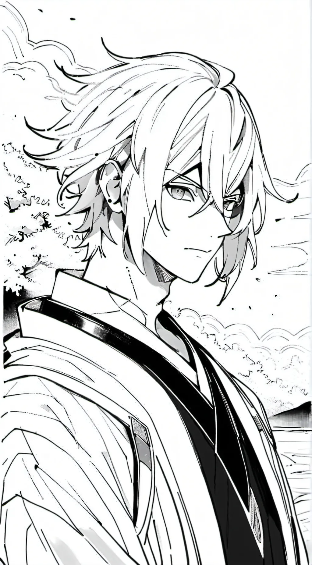 ai character: sarad x boruto background