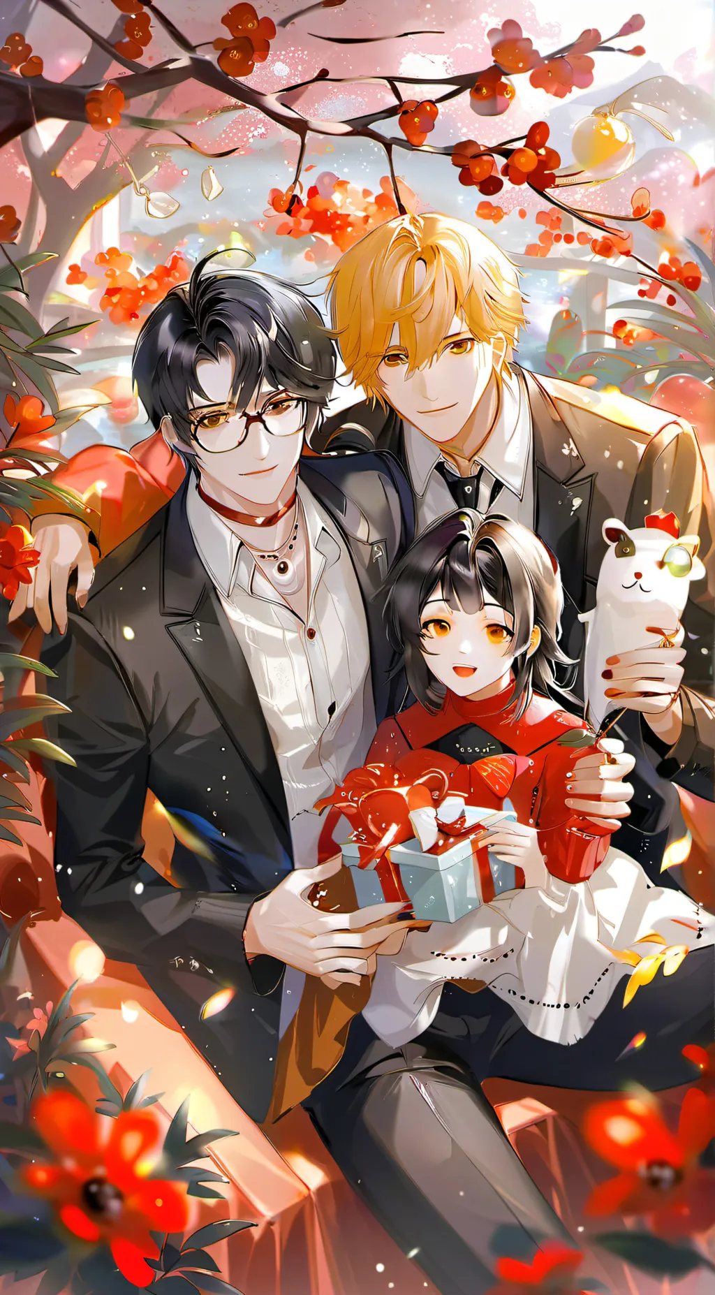 ai character: 😝Leo😤Milo  background