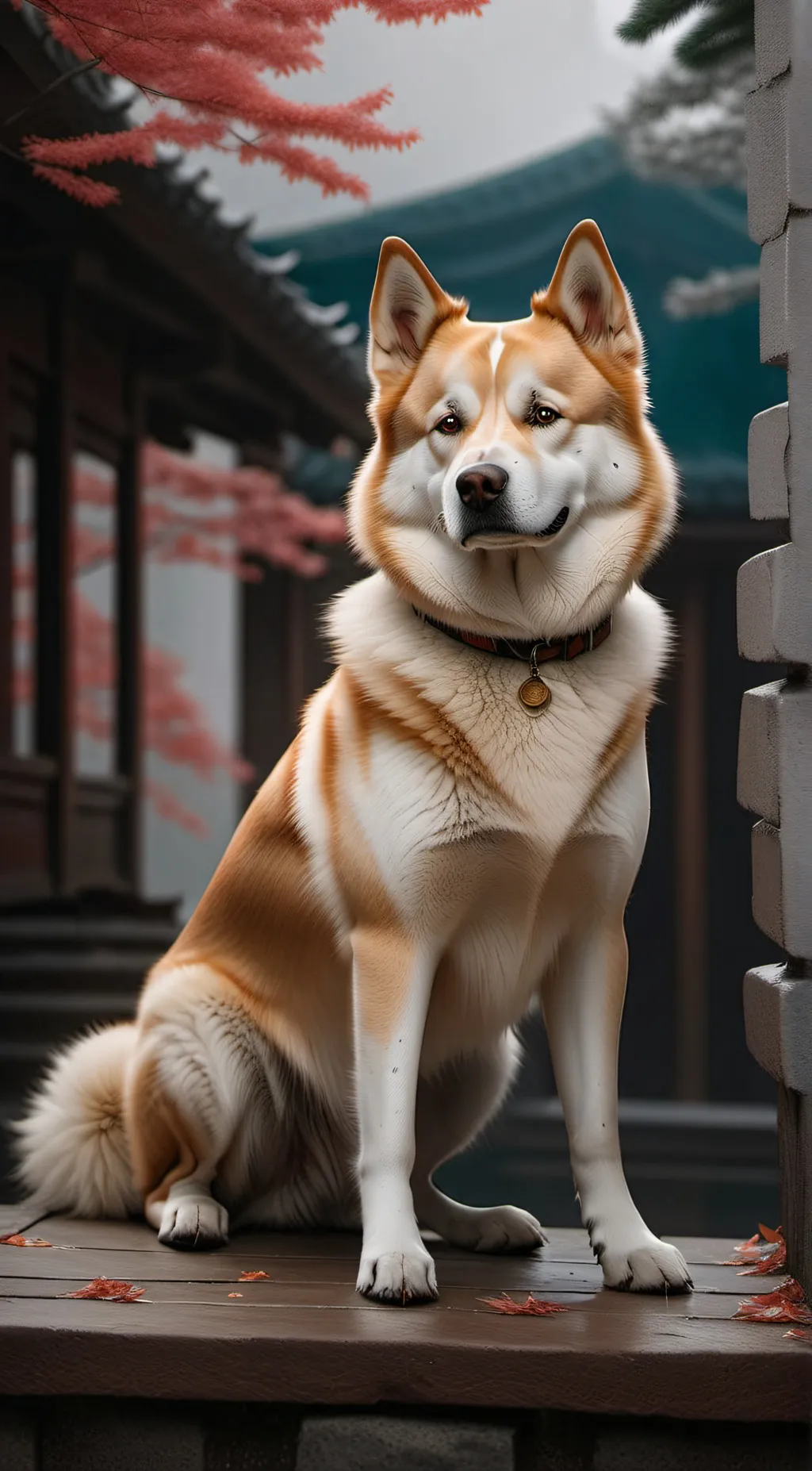 ai character: Doge meme background