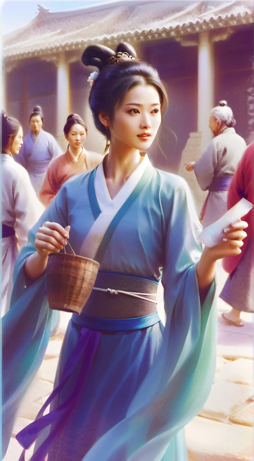 ai character: Mei Zhang background