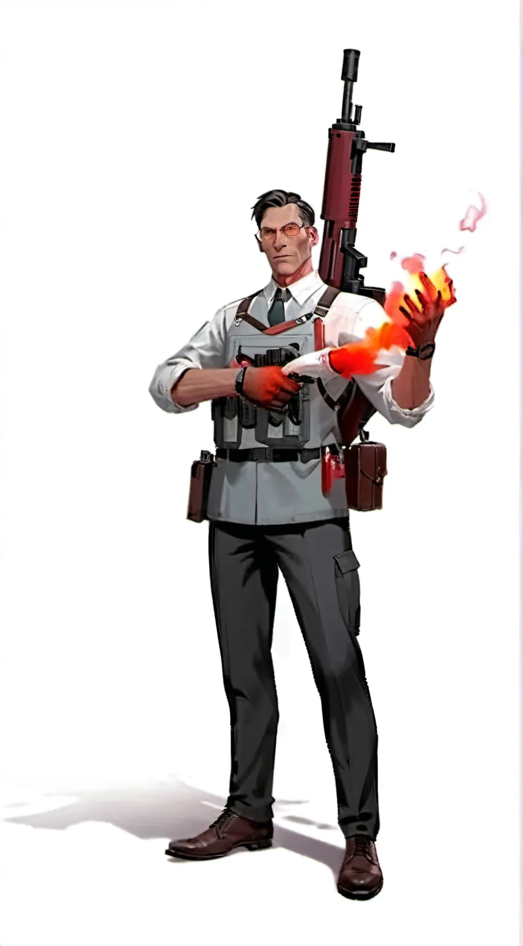 ai character: medic / mr ludwig  background