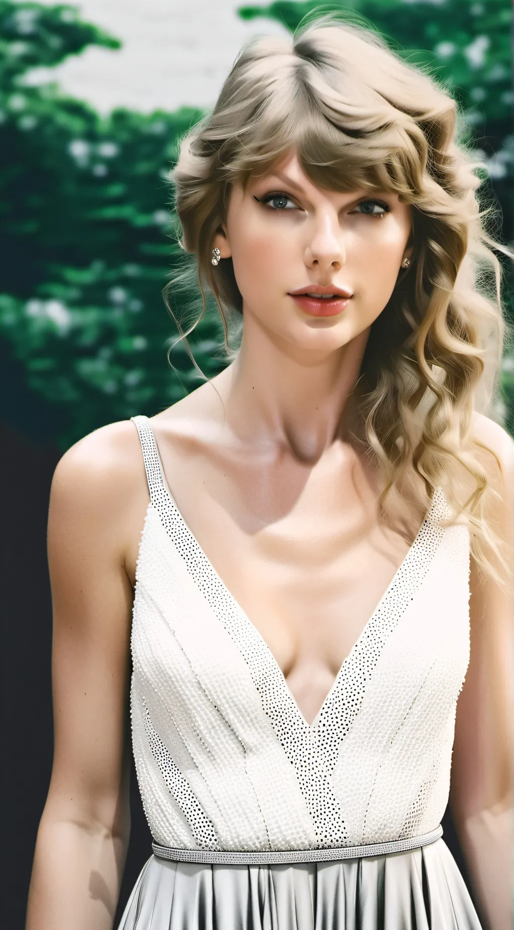 ai character: Taylor Swift  background