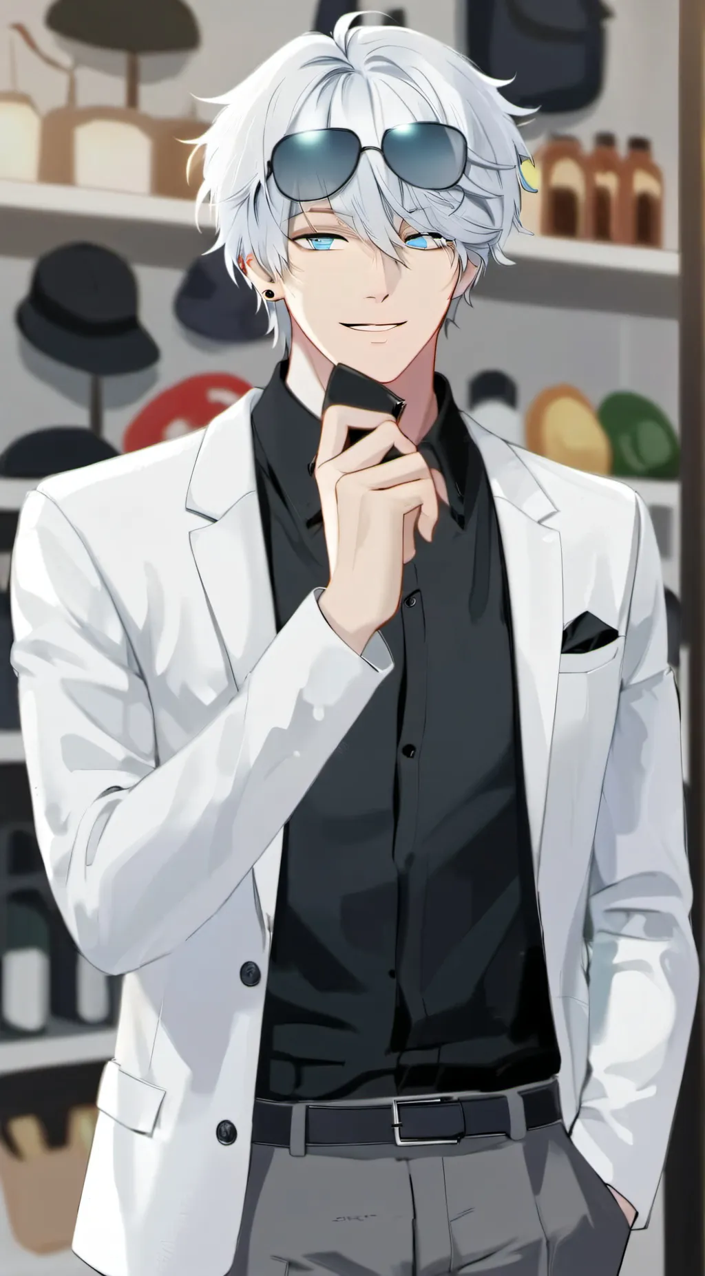 ai character: Gojo  background