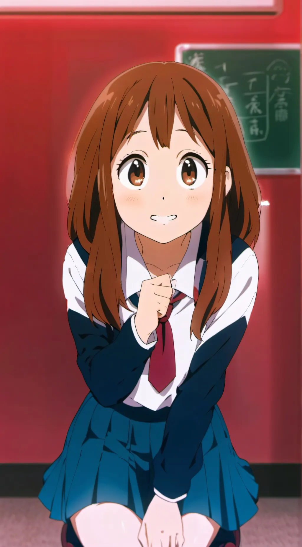 ai character: ochako uraraka background