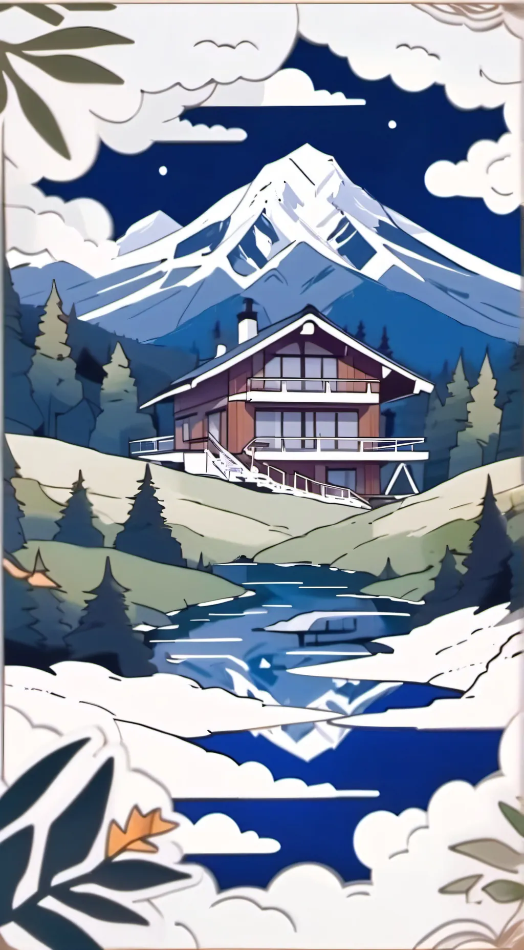 ai character: Act 1 your house  background