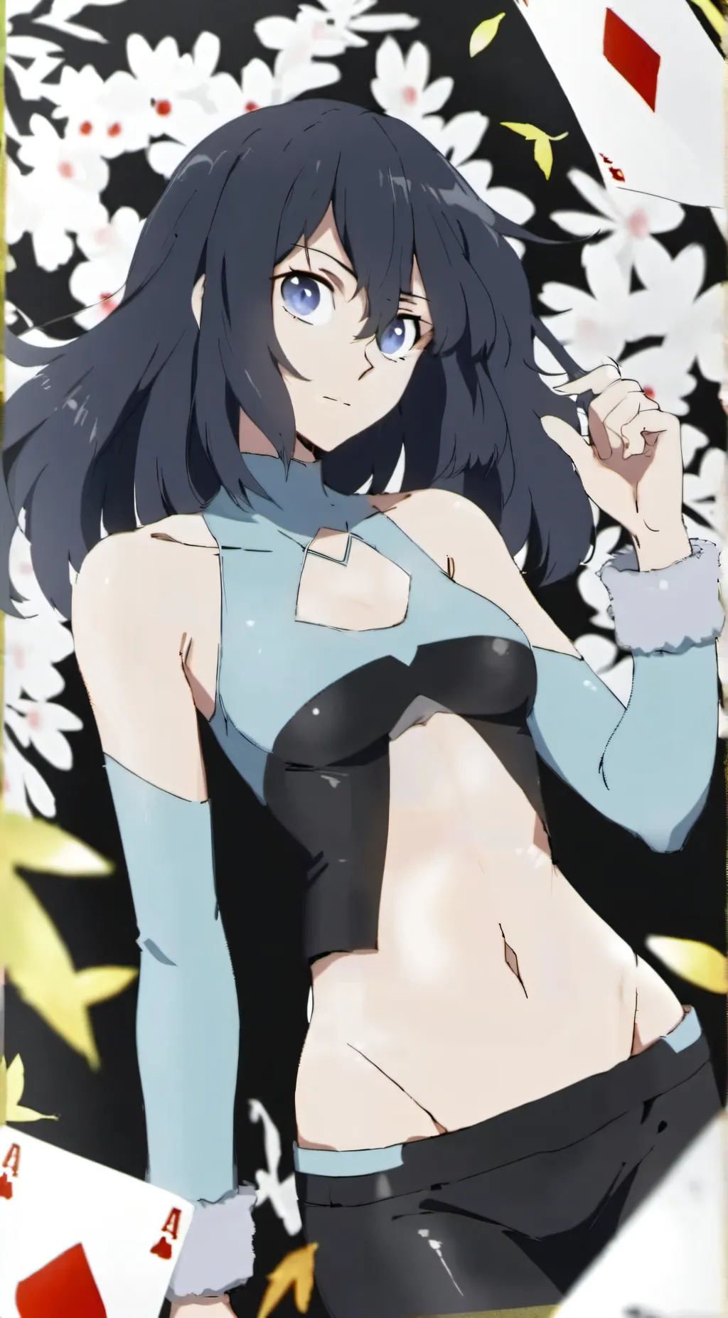 ai character: crystal  background