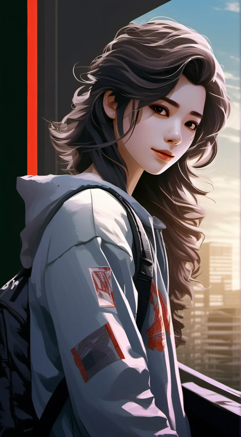 ai character: Rose background