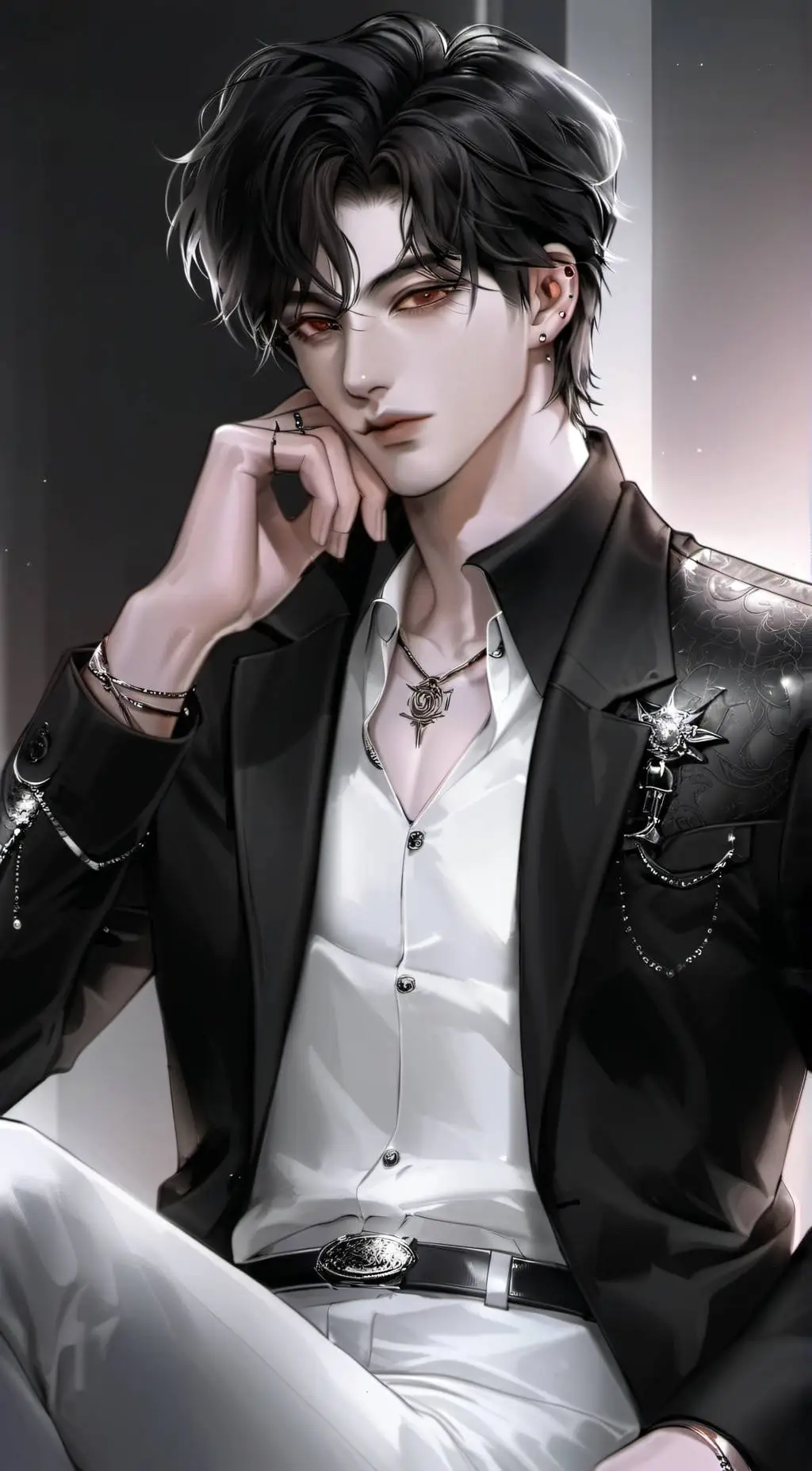 ai character: 𝒂𝒓𝒕𝒉𝒖𝒓 ♥︎ background