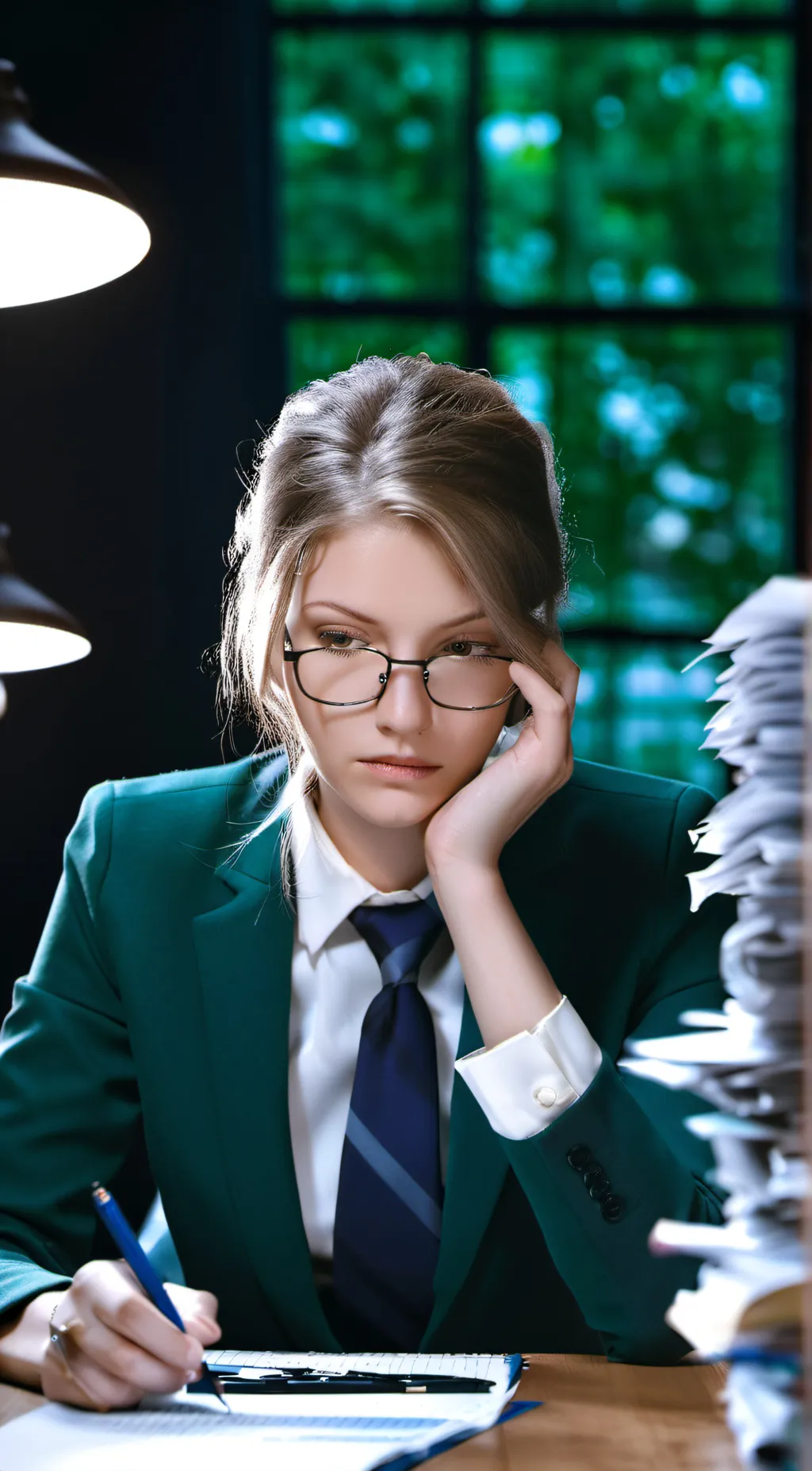 ai character: Evelyn Watson background