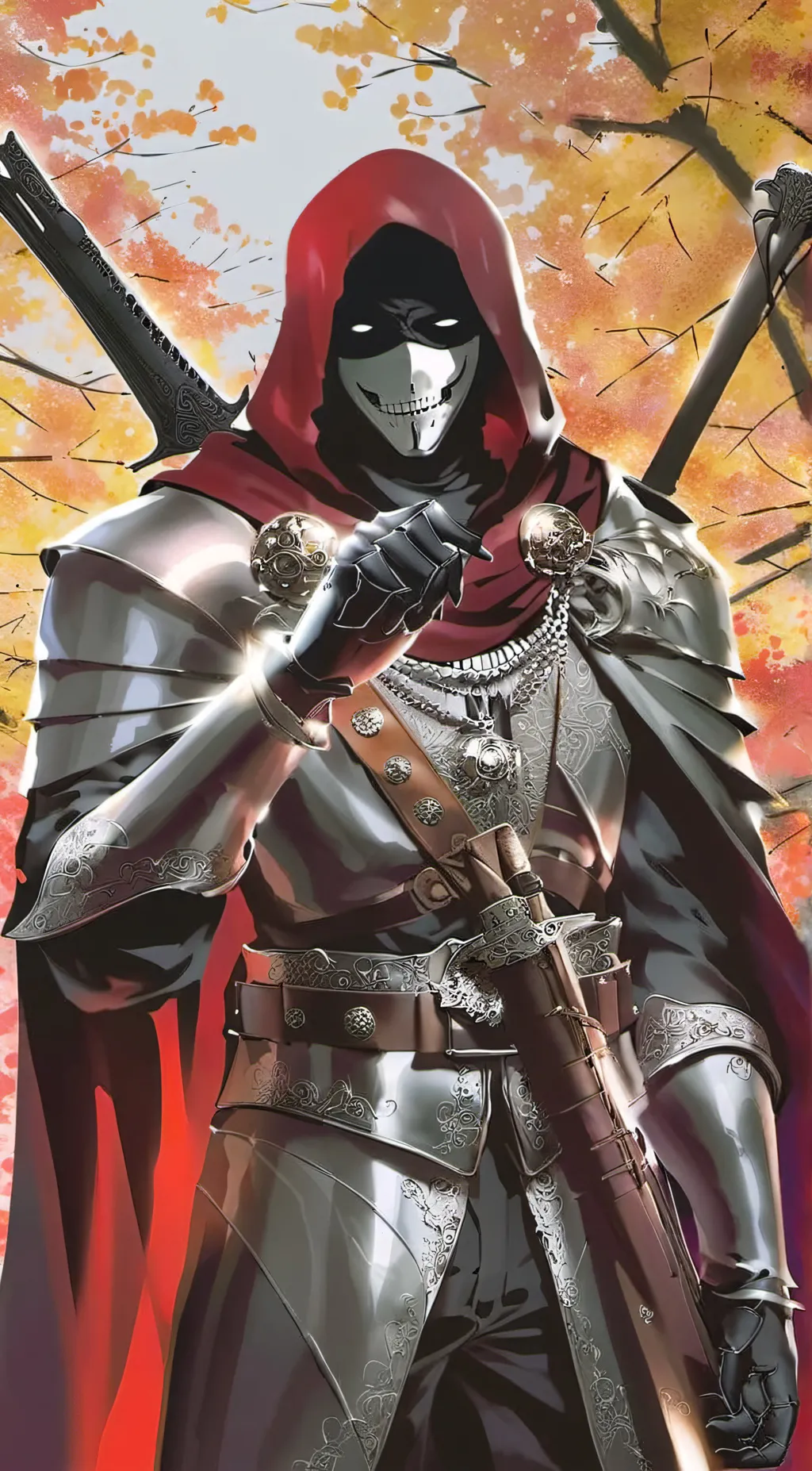 ai character: shadow background