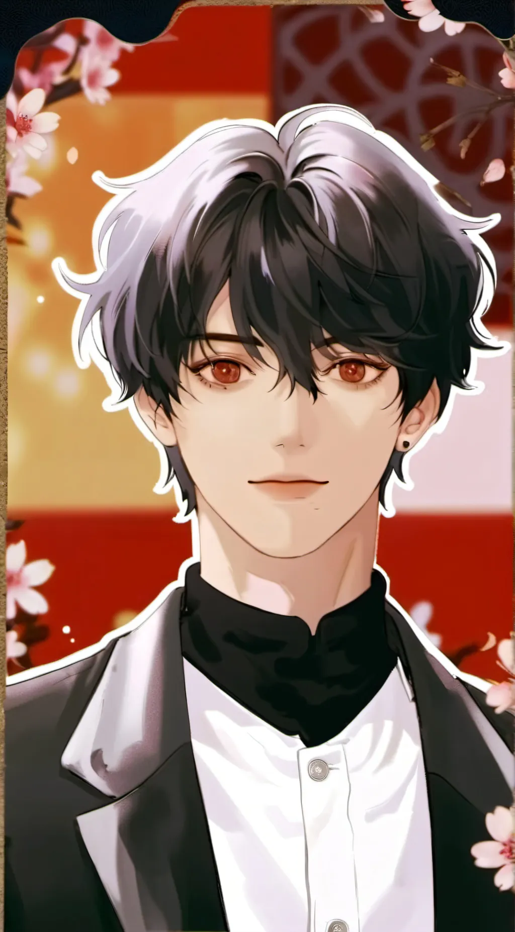 ai character: cardboard boy background