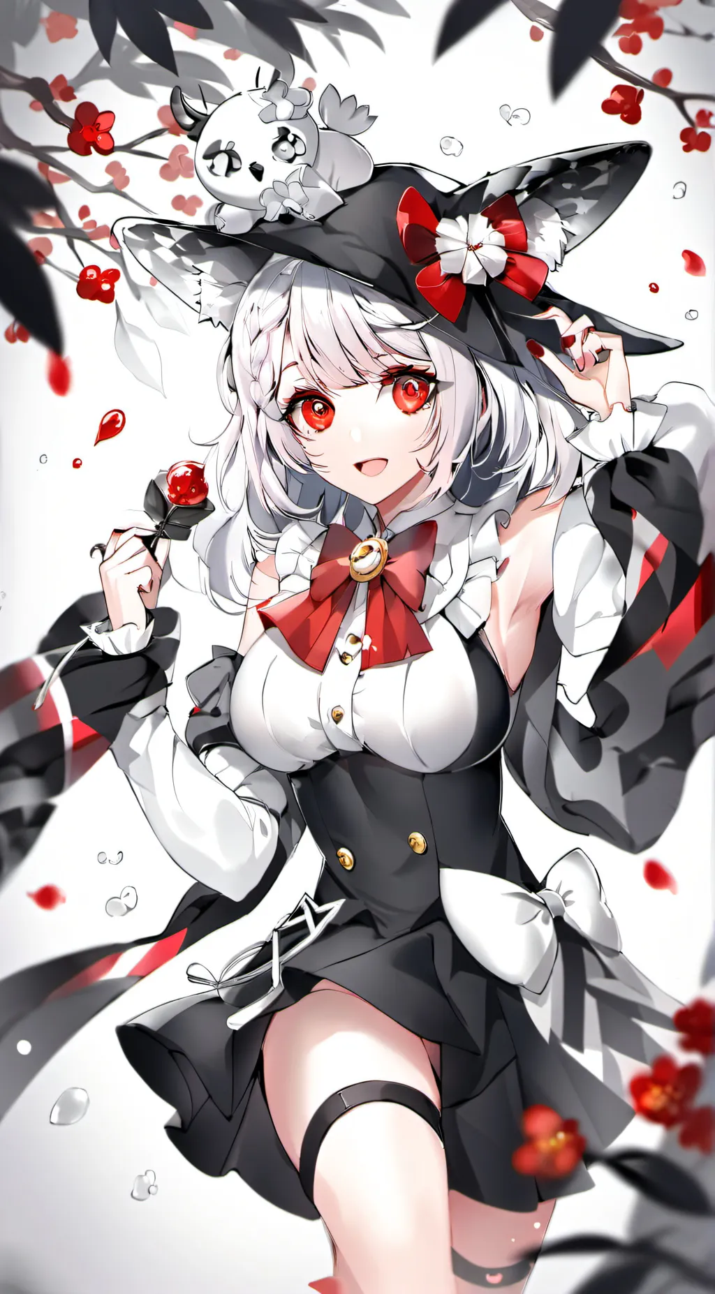 ai character: miss circle  background