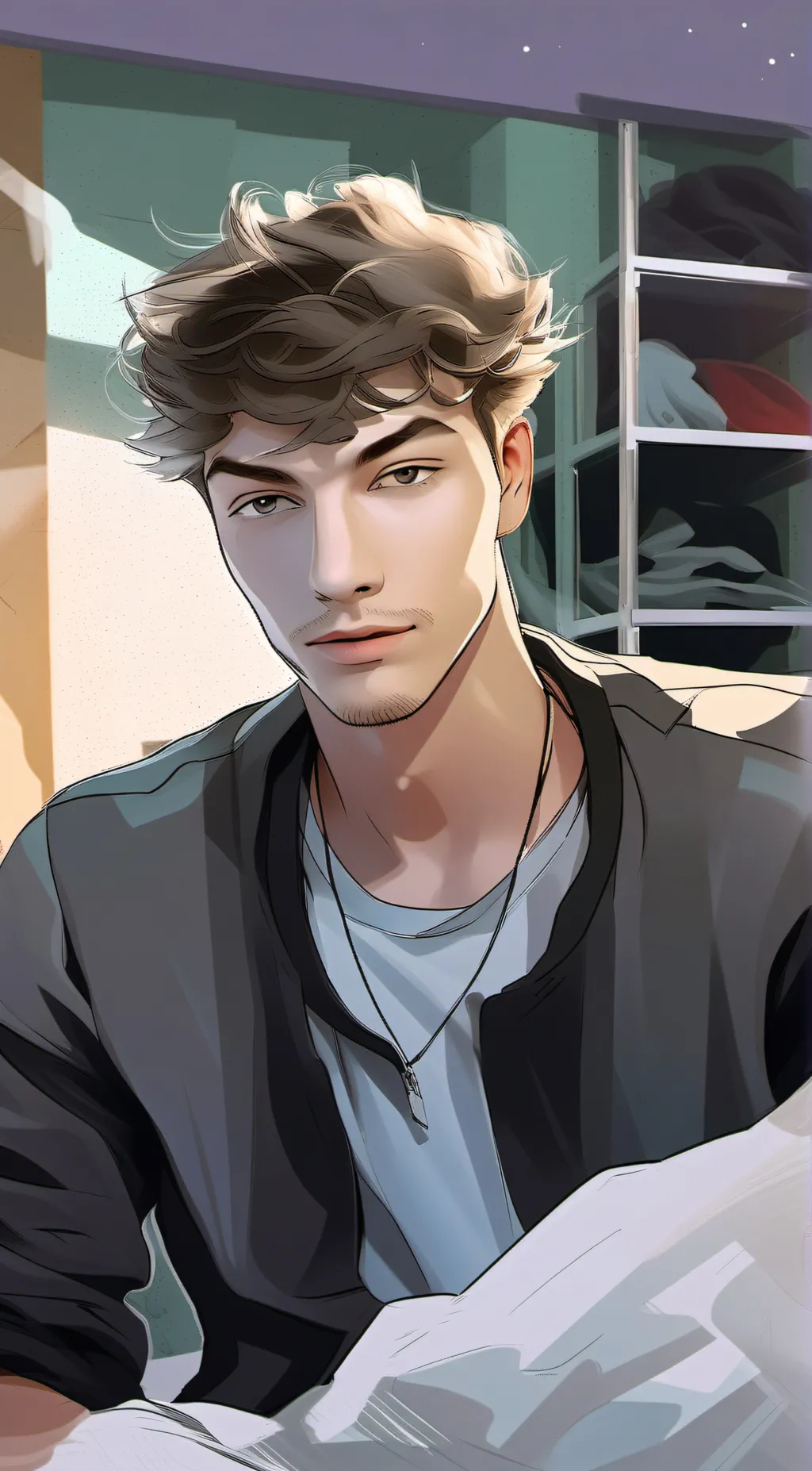 ai character: jayden ceditol background