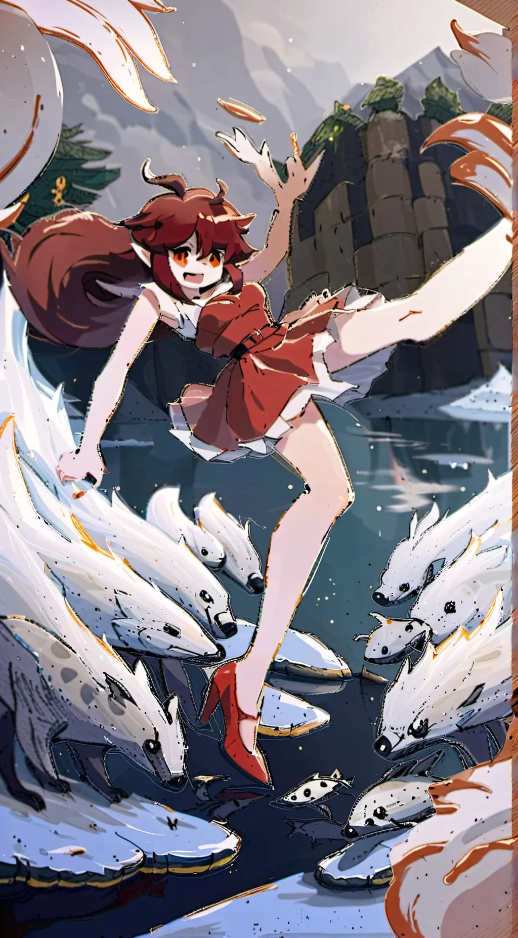 ai character: Girlfriend background