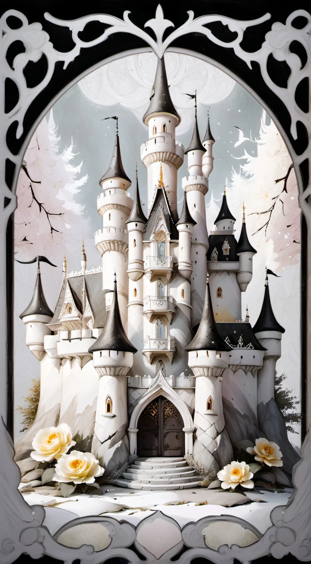 ai character: .A Moon & An Heir. background