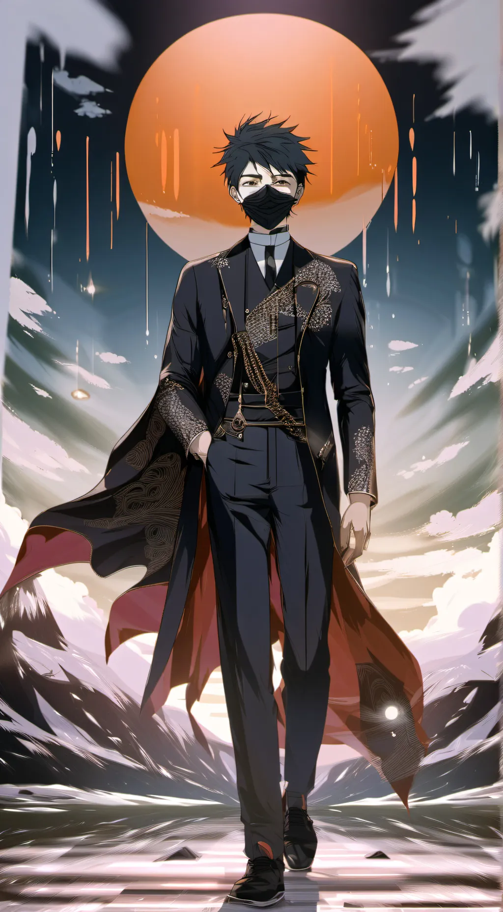 ai character: (Overhaul ♡♡)  background