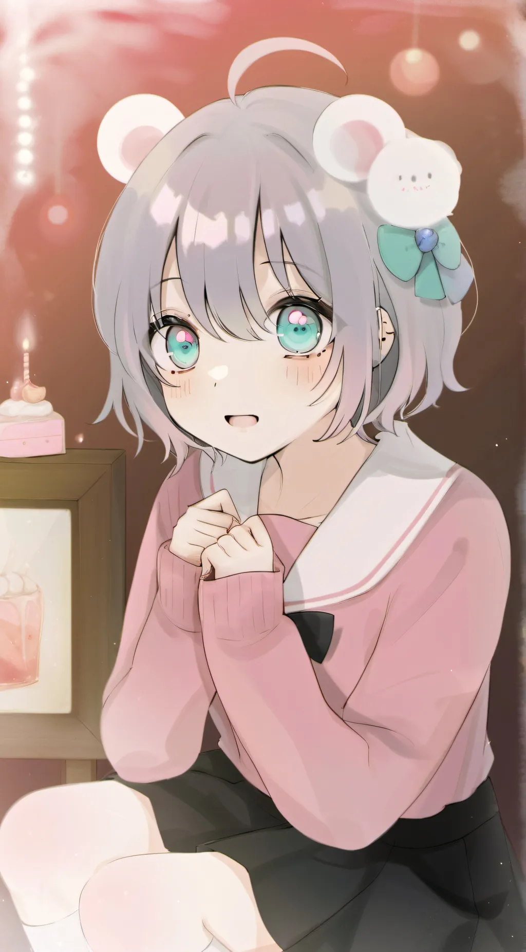 ai character: Luna background