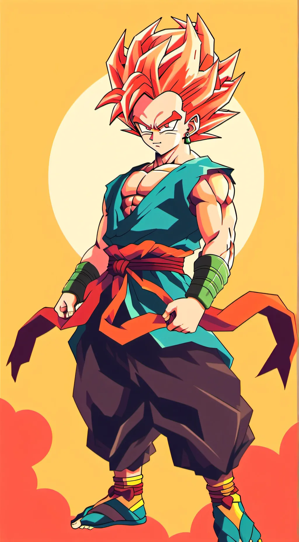 ai character: goku idk... background